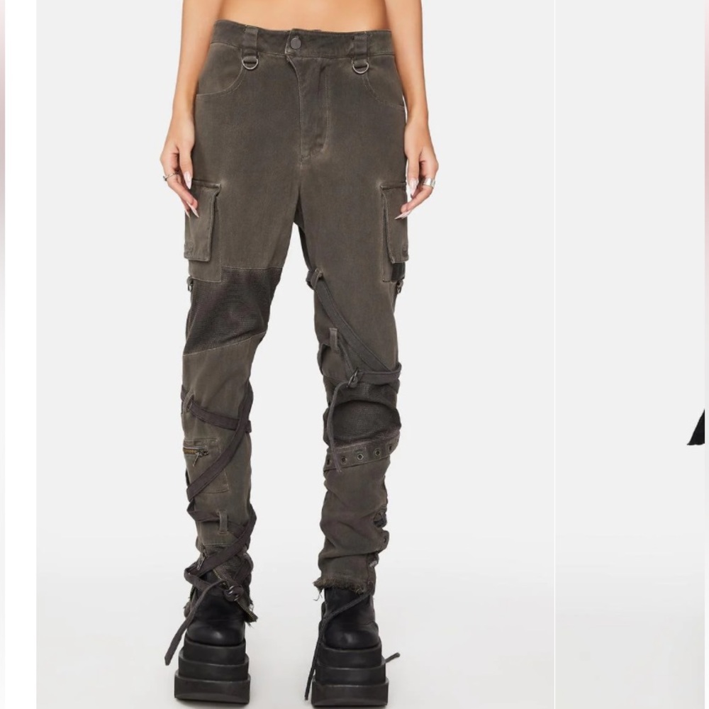 Darker Wavs Modulation Unisex Patchwork Cargo Pants